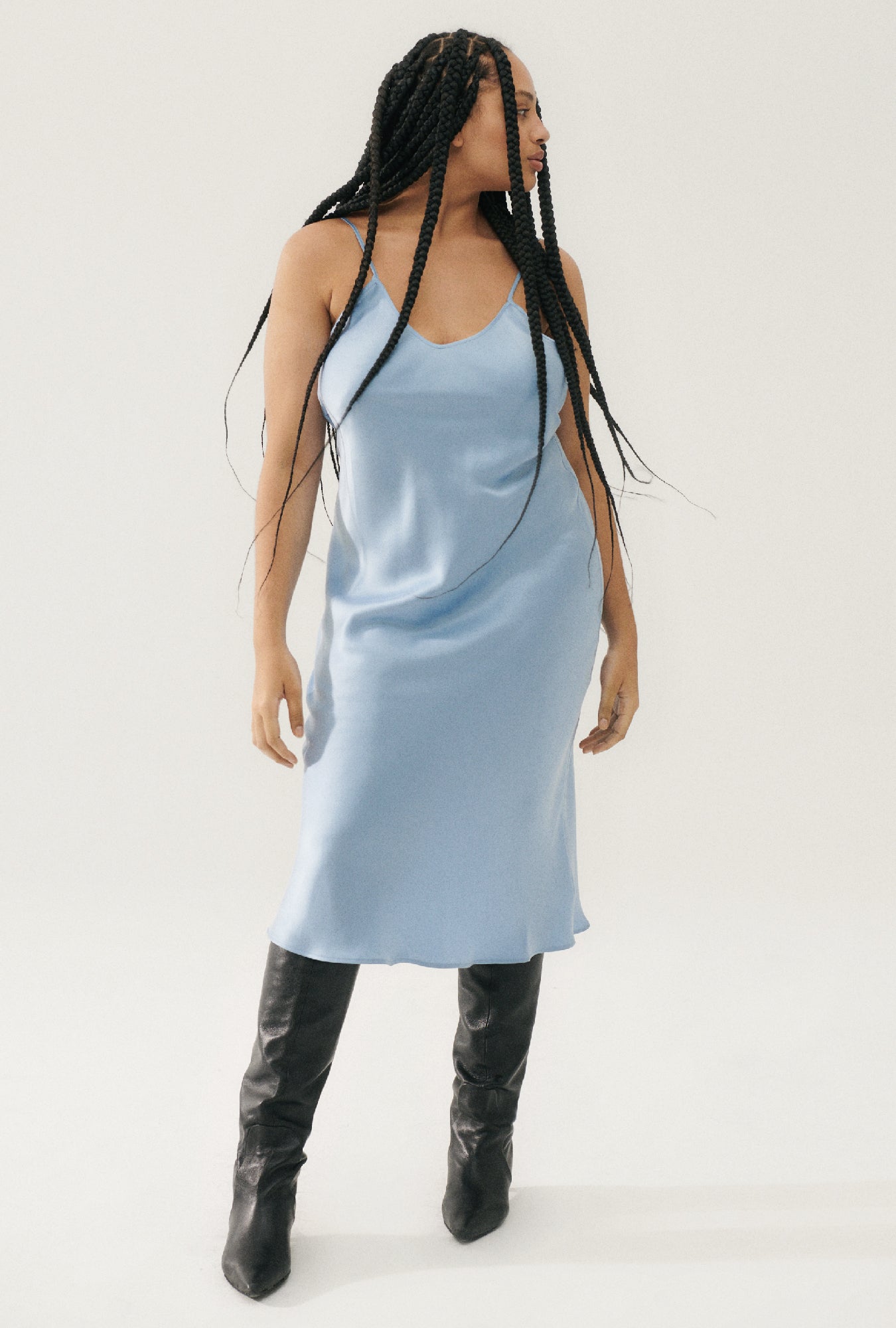 Silk Laundry 90s Slip Dress