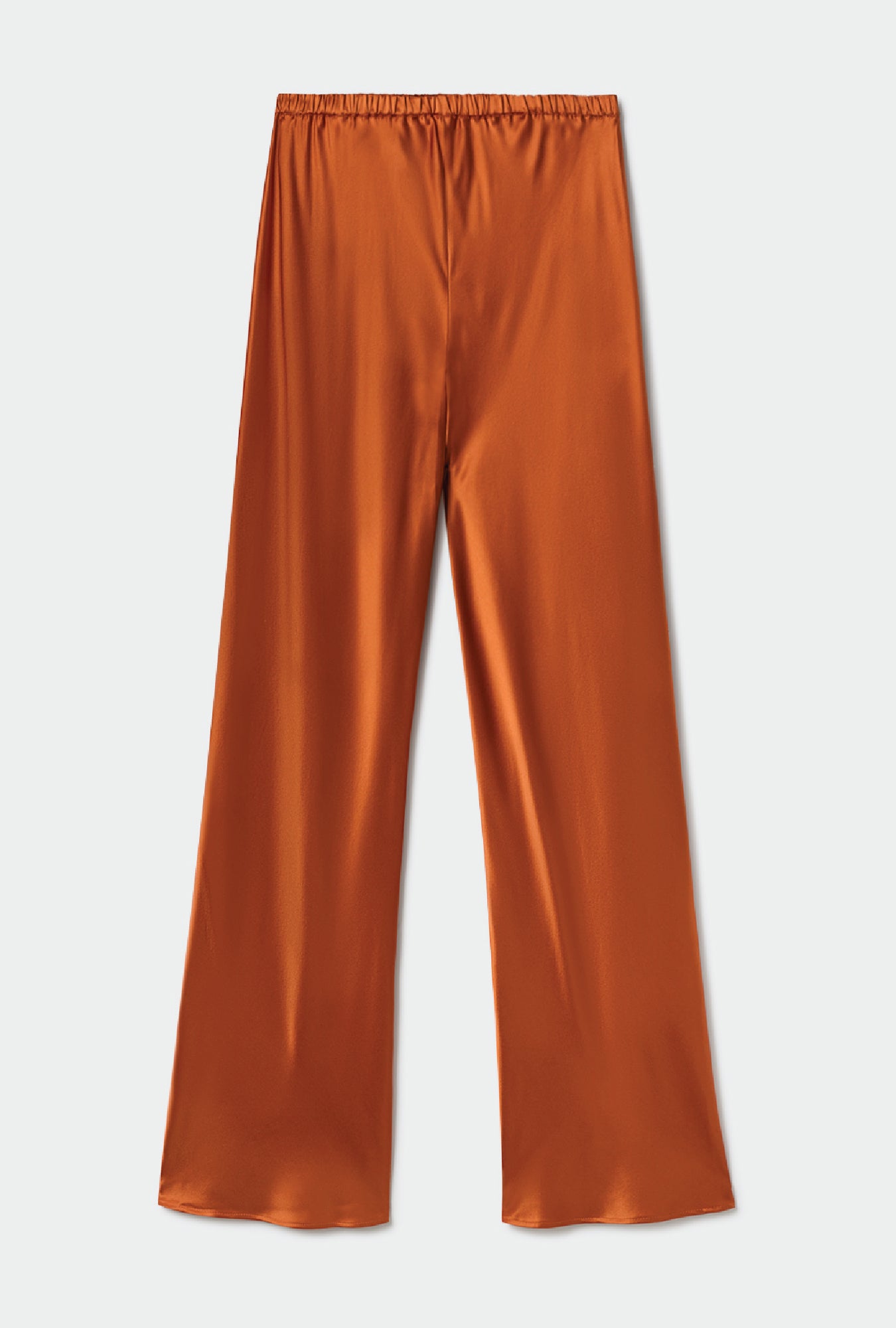 BIAS CUT PANTS UMBER