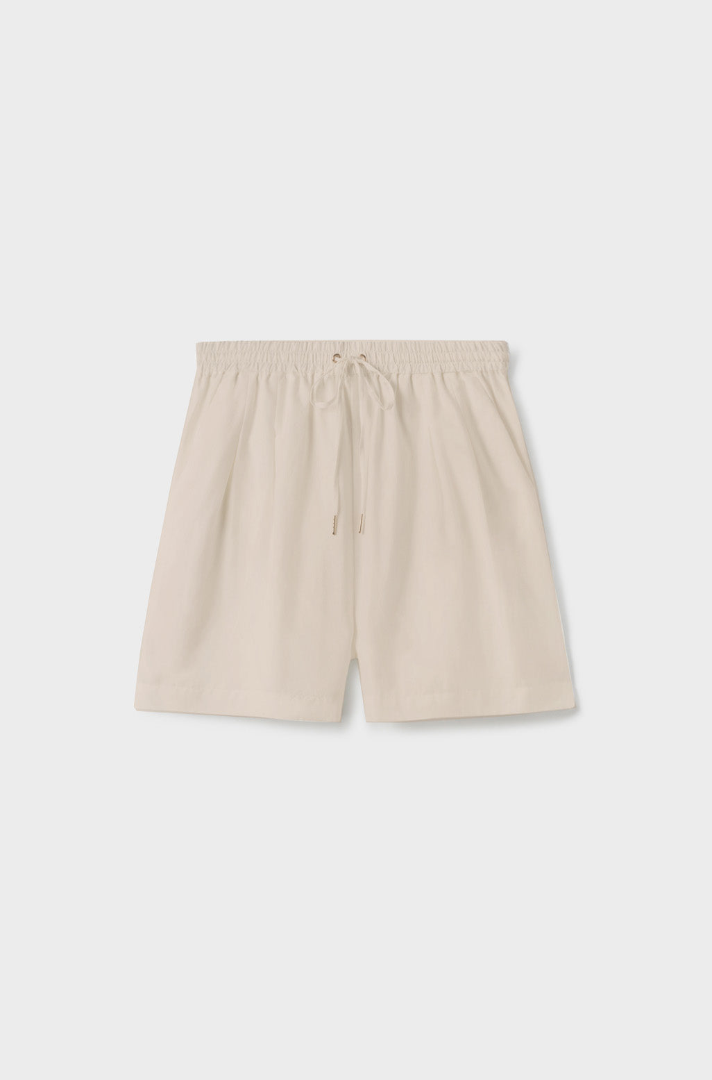 TWILL SLOUCH SHORTS HAZELNUT