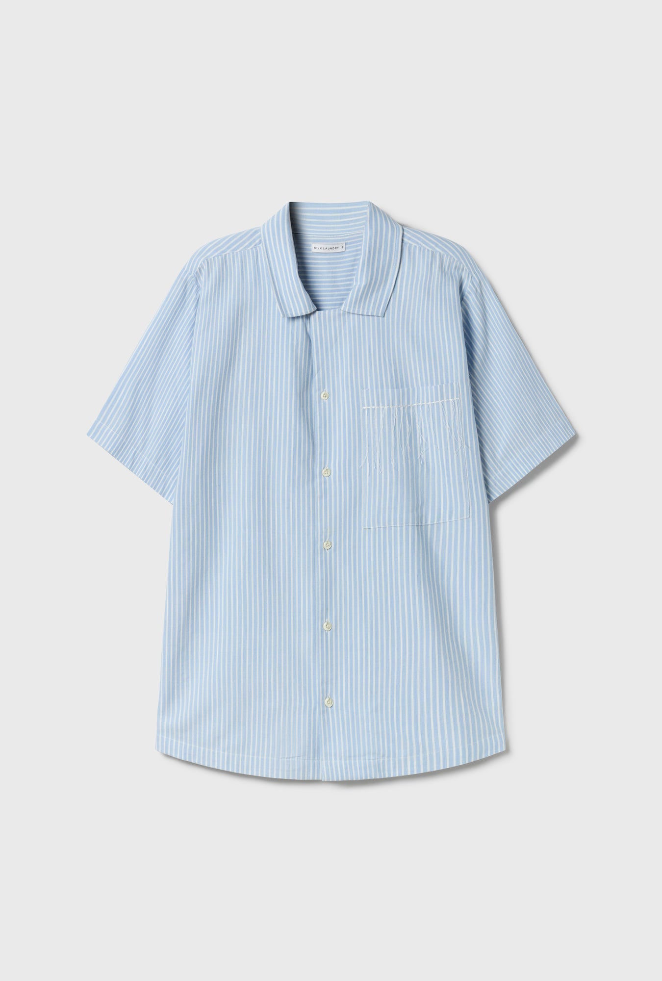 COTTON CAMP SHIRT STORM STRIPE