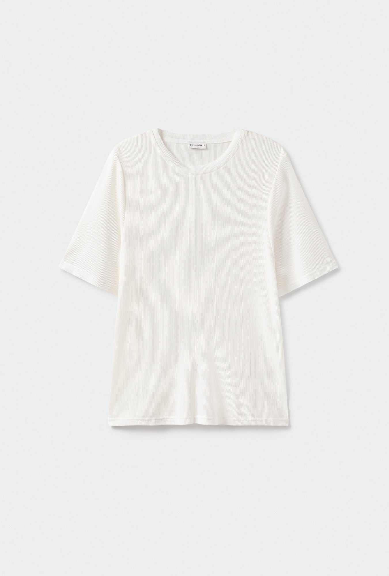 RIBBED T-SHIRT WHITE