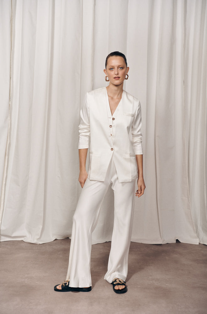 BRIDAL COLLARLESS BLAZER