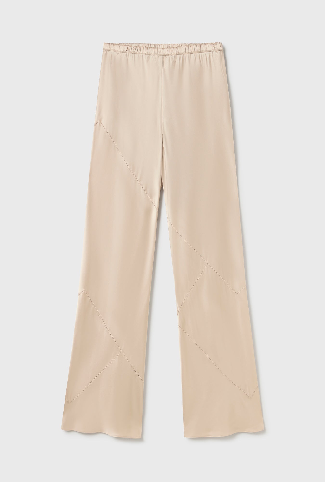 【関税込み】Silk Laundry オフホワイト Splice マキシスカート silk-laundry-off-white-splice-