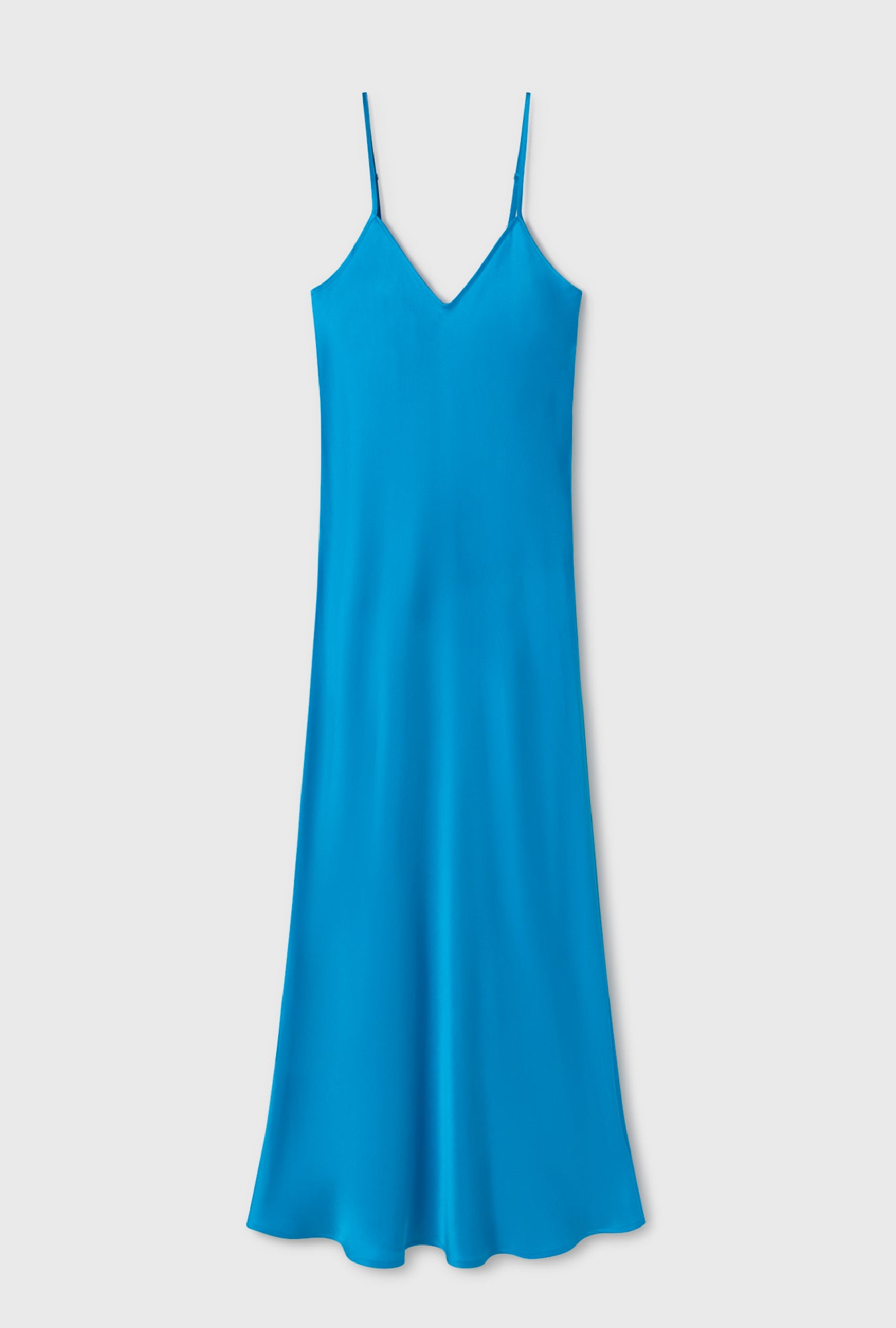 90S SLIP DRESS COAST BLUE