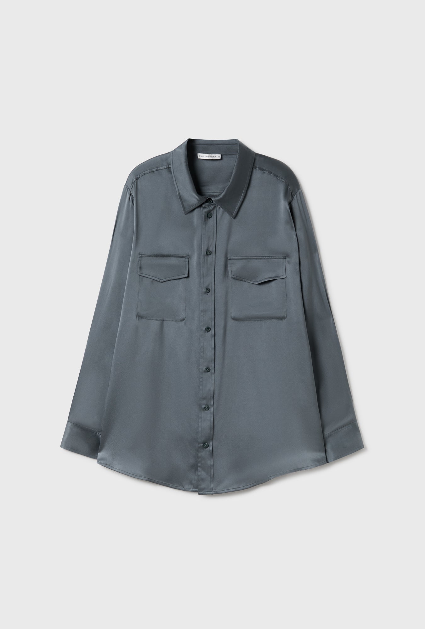 BOYFRIEND SHIRT SLATE